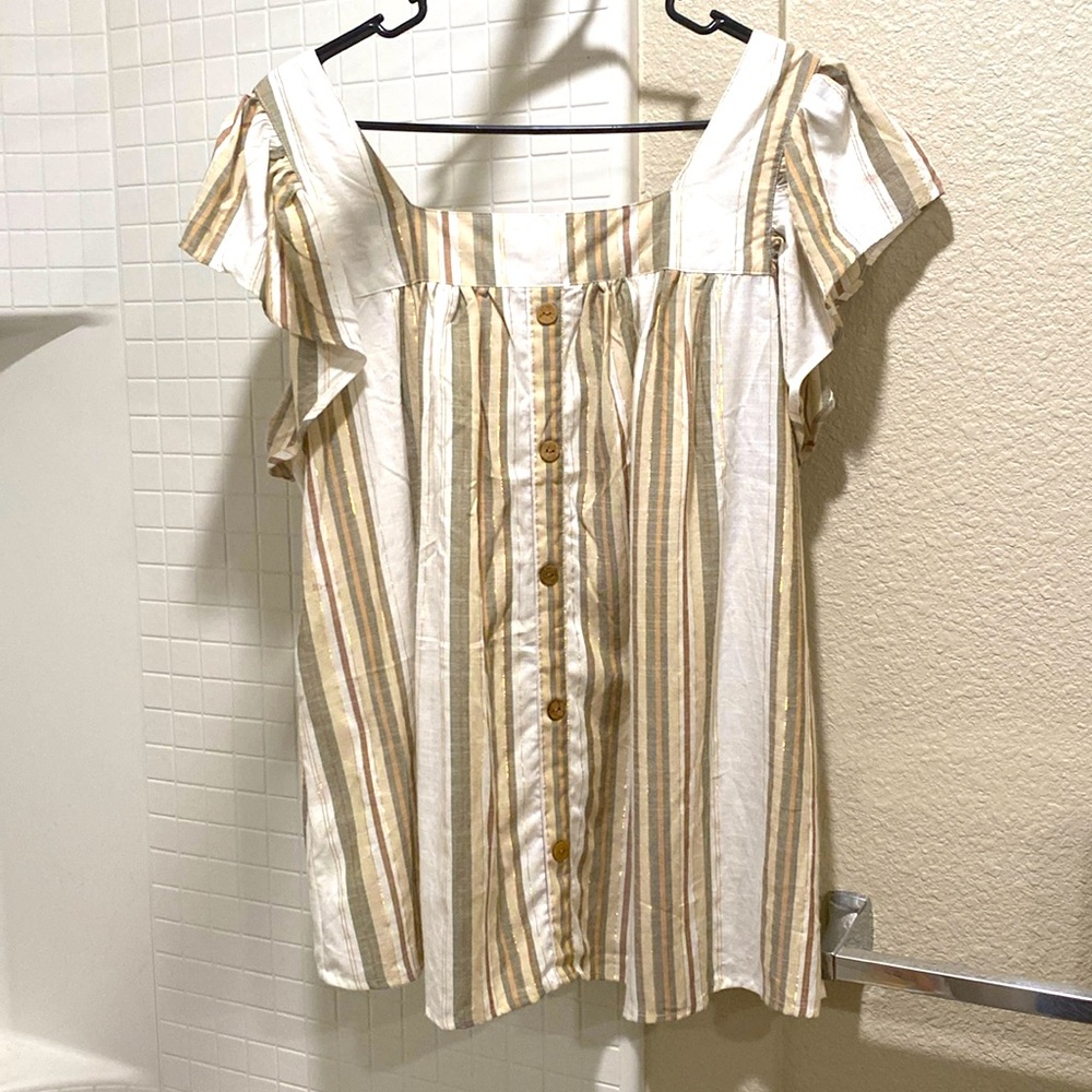 Brand New Striped Blouse